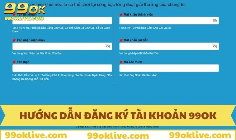Hướng dẫn đăng ký tài khoản 99OK hiệu quả nhất