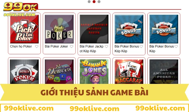 Game Bài 99OK 57 Đôi nét giới thiệu về game bài 99OK