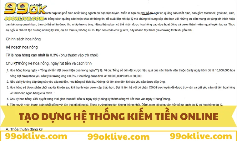 Tạo dựng hệ thống kiếm tiền trực tuyến tự động